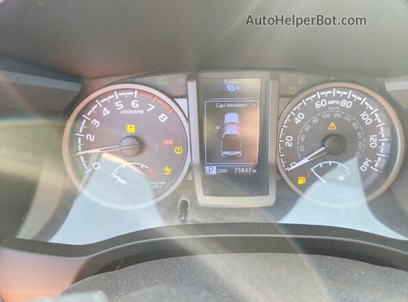 3TMCZ5AN0KM279203 2019 TOYOTA TACOMA Silver Вид щитка приладів
