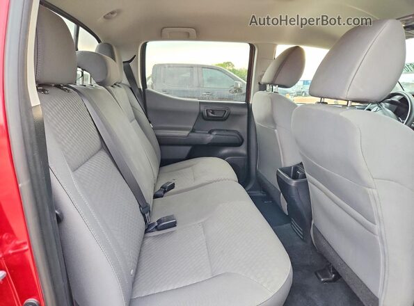 3TMCZ5AN0MM416501 2021 TOYOTA TACOMA Red Вид задніх сидінь