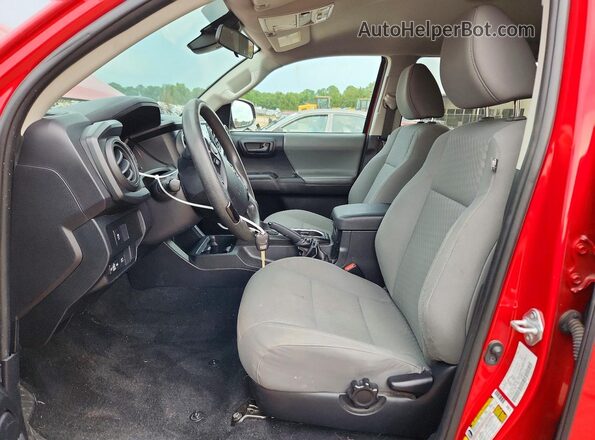 3TMCZ5AN0MM416501 2021 TOYOTA TACOMA Red Вид салону спереду