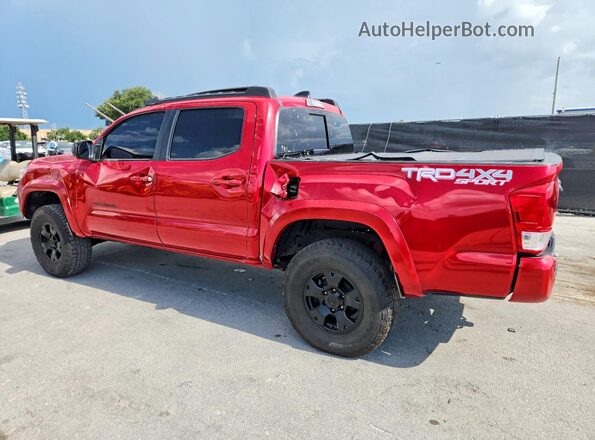 3TMCZ5AN0PM588919 2023 TOYOTA TACOMA Красный Задняя левая четверть