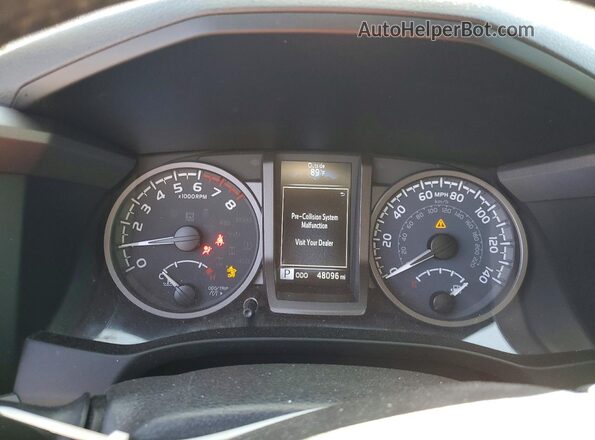 3TMCZ5AN0PM631106 2023 TOYOTA TACOMA Black Вид щитка приладів