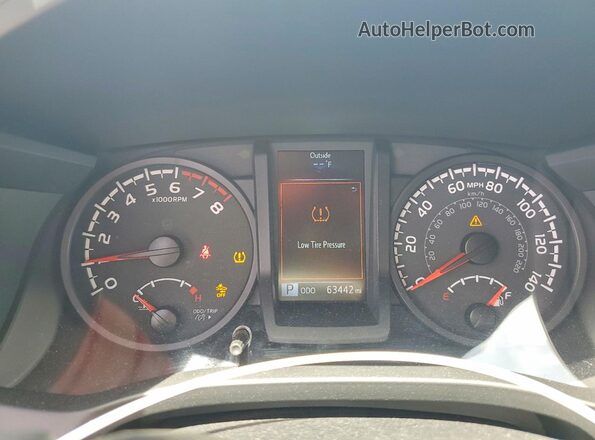 3TMCZ5AN0PM634202 2023 TOYOTA TACOMA Gray Widok zestawu wskaźników