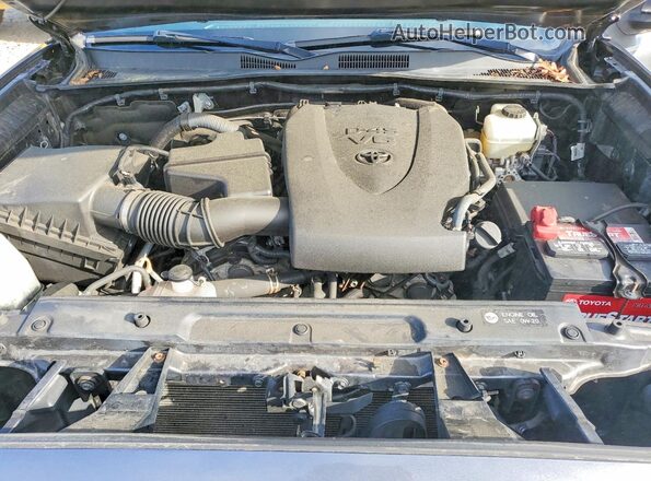 3TMCZ5AN1HM070514 2017 TOYOTA TACOMA Серый Вид задней части салона