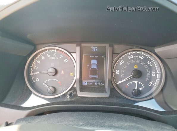 3TMCZ5AN1HM070514 2017 TOYOTA TACOMA Серый Вид щитка приборов