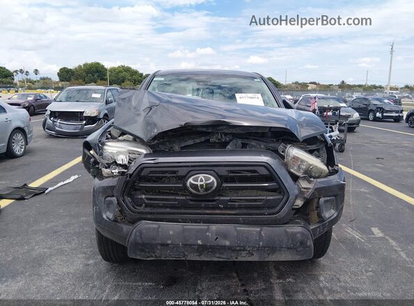 3TMCZ5AN1JM132628 2018 TOYOTA TACOMA Gray ხელსაწყოთა პანელის ხედი