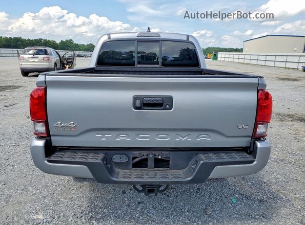 3TMCZ5AN1LM341810 2020 TOYOTA TACOMA Silver Вид ззаду