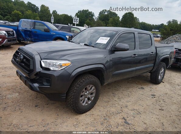 3TMCZ5AN1PM554682 2023 TOYOTA TACOMA Gray წინა მარცხენა ხედი სამი მეოთხედიდან