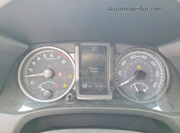 3TMCZ5AN1PM577394 2023 TOYOTA TACOMA Black Widok zestawu wskaźników