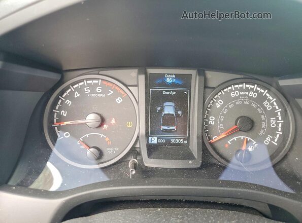 3TMCZ5AN1PM655138 2023 TOYOTA TACOMA White Instrument cluster view