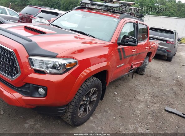3TMCZ5AN2JM147168 2018 TOYOTA TACOMA Orange Передня ліва чверть
