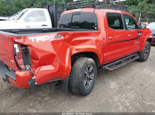 3TMCZ5AN2JM147168 2018 TOYOTA TACOMA Orange Задня права чверть