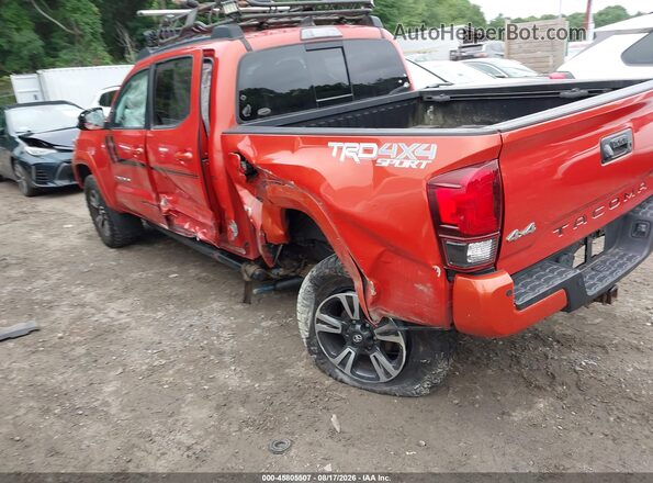 3TMCZ5AN2JM147168 2018 TOYOTA TACOMA Orange Задня ліва чверть