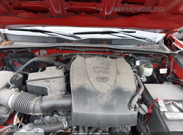 3TMCZ5AN2JM147168 2018 TOYOTA TACOMA Orange Вид ззаду