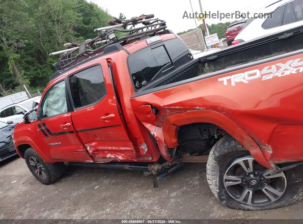 3TMCZ5AN2JM147168 2018 TOYOTA TACOMA Orange Панорамний вид салону 360°
