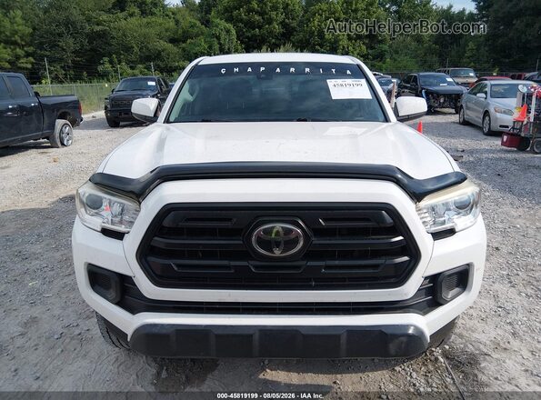 3TMCZ5AN2JM153486 2018 TOYOTA TACOMA Белый Вид щитка приборов