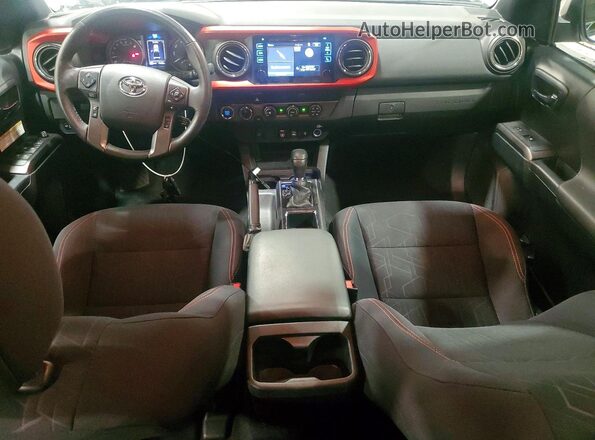 3TMCZ5AN2KM197876 2019 TOYOTA TACOMA White Առջևի վահանակի տեսք