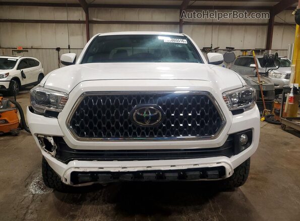 3TMCZ5AN2KM197876 2019 TOYOTA TACOMA White Դիմացի տեսք