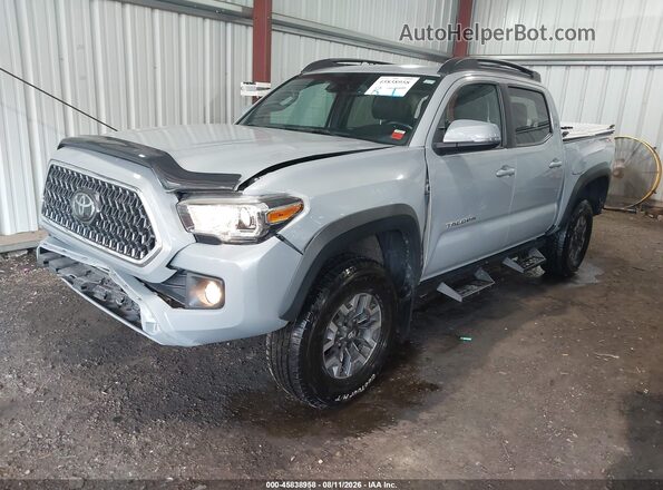 3TMCZ5AN2KM208522 2019 TOYOTA TACOMA Blue Առջևի ձախ երեք քառորդ տեսարան