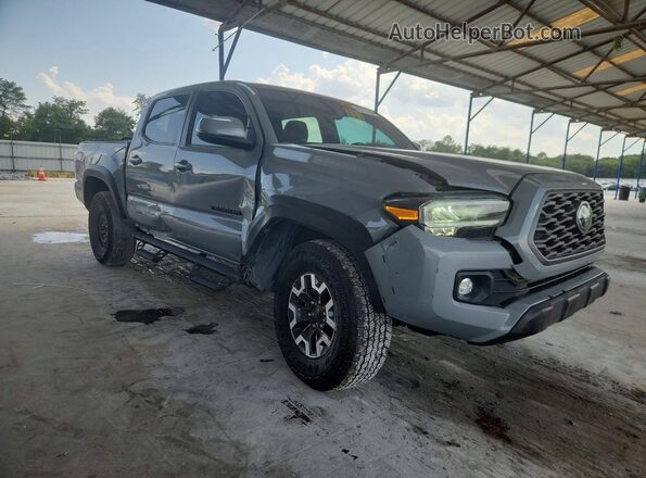 3TMCZ5AN2MM400431 2021 TOYOTA TACOMA Gray Przód prawy