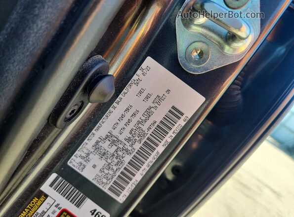 3TMCZ5AN2PM563357 2023 TOYOTA TACOMA Серый Вид подкапотного пространства