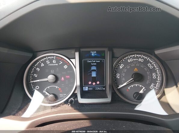 3TMCZ5AN2PM578764 2023 TOYOTA TACOMA Silver უკანა სავარძლების ხედი