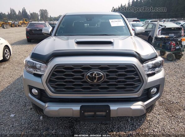 3TMCZ5AN2PM578764 2023 TOYOTA TACOMA Silver უკანა სალონის ხედი
