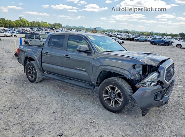 3TMCZ5AN3JM174248 2018 TOYOTA TACOMA Серый Передняя правая четверть