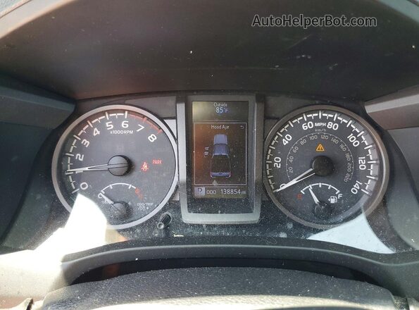 3TMCZ5AN3JM174248 2018 TOYOTA TACOMA Серый Вид щитка приборов