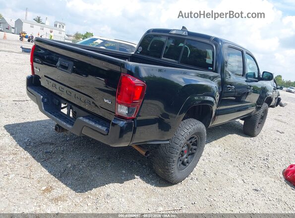 3TMCZ5AN3KM192296 2019 TOYOTA TACOMA Черный Задняя правая четверть