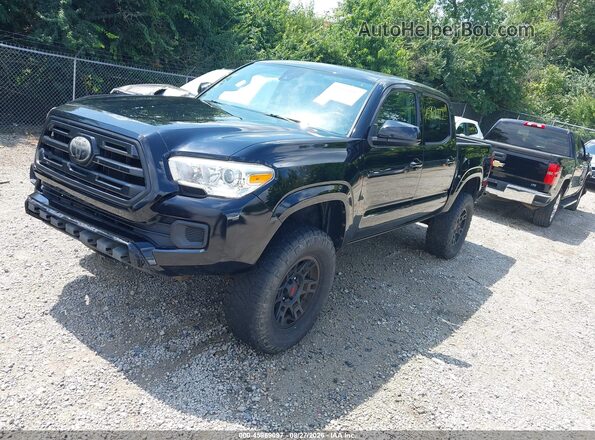 3TMCZ5AN3KM192296 2019 TOYOTA TACOMA Черный Передняя левая четверть
