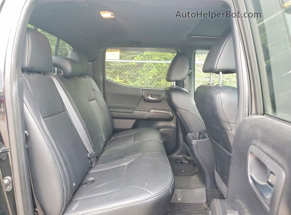 3TMCZ5AN3KM254716 2019 TOYOTA TACOMA Black Widok tylnych siedzeń