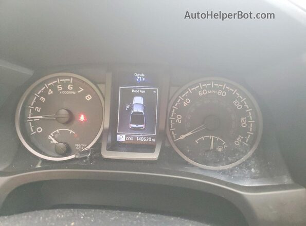 3TMCZ5AN3KM254716 2019 TOYOTA TACOMA Black Widok zestawu wskaźników