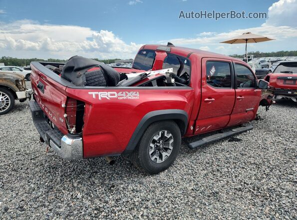 3TMCZ5AN3KM257972 2019 TOYOTA TACOMA Красный Задняя правая четверть