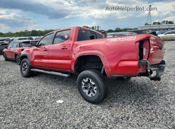 3TMCZ5AN3KM257972 2019 TOYOTA TACOMA Красный Задняя левая четверть