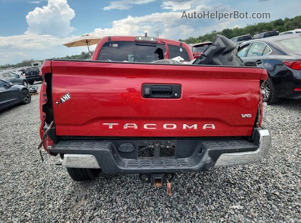 3TMCZ5AN3KM257972 2019 TOYOTA TACOMA Red Հետևի տեսք
