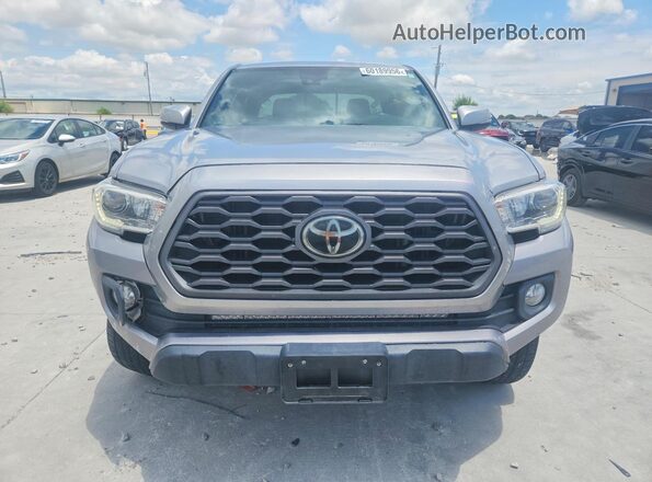 3TMCZ5AN3MM420297 2021 TOYOTA TACOMA Серебряный Вид спереди