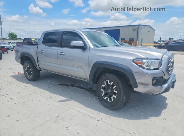 3TMCZ5AN3MM420297 2021 TOYOTA TACOMA Серебряный Передняя правая четверть