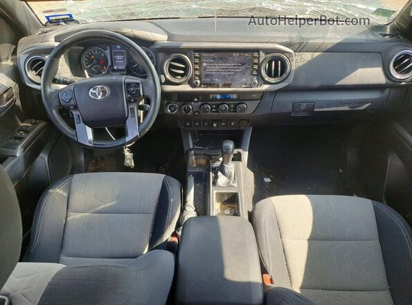 3TMCZ5AN3NM474846 2022 TOYOTA TACOMA Черный Вид панели приборов