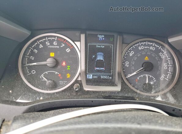 3TMCZ5AN3PM547894 2023 TOYOTA TACOMA Белый Вид щитка приборов