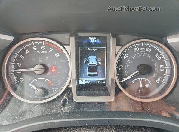 3TMCZ5AN3PM550939 2023 TOYOTA TACOMA Gray ხელსაწყოთა პანელის ხედი