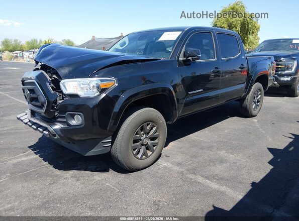 3TMCZ5AN3PM648952 2023 TOYOTA TACOMA Черный Передняя левая четверть