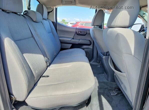 3TMCZ5AN4KM194221 2019 TOYOTA TACOMA Black Widok tylnych siedzeń