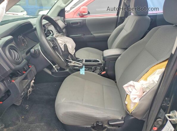 3TMCZ5AN4KM194221 2019 TOYOTA TACOMA Black Widok wnętrza z przodu