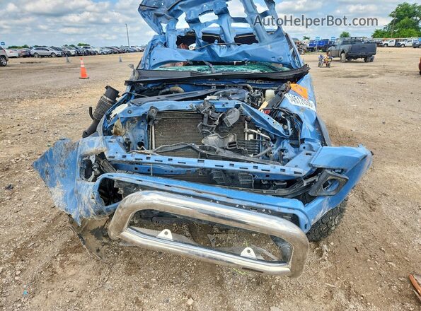 3TMCZ5AN4KM197023 2019 TOYOTA TACOMA Blue წინა ხედი