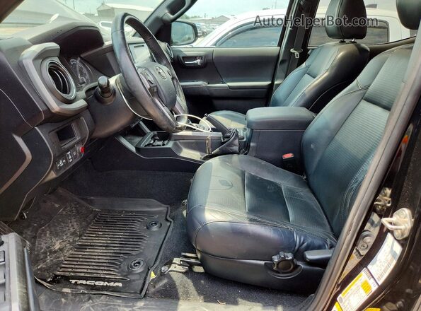 3TMCZ5AN4KM229758 2019 TOYOTA TACOMA Черный Вид салона спереди