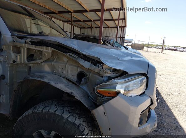 3TMCZ5AN4KM242705 2019 TOYOTA TACOMA Gray Widok z przodu