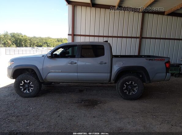 3TMCZ5AN4KM242705 2019 TOYOTA TACOMA Gray 