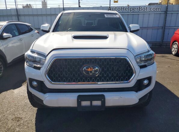 3TMCZ5AN4KM247144 2019 TOYOTA TACOMA White Դիմացի տեսք