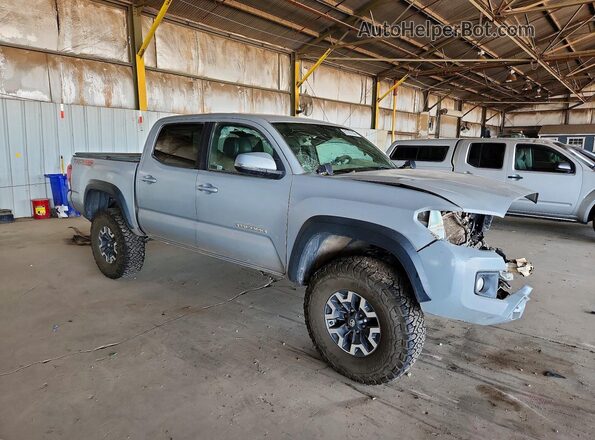 3TMCZ5AN4KM261707 2019 TOYOTA TACOMA Gray Передня права чверть