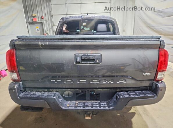 3TMCZ5AN4KM263764 2019 TOYOTA TACOMA Gray Հետևի տեսք